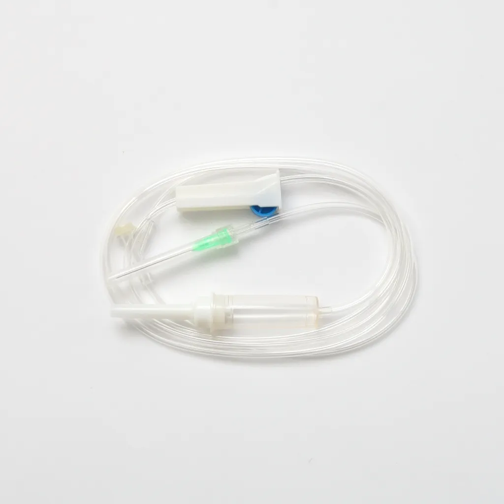 60 drops iv drip set with air vent iv set manufactures infusion set