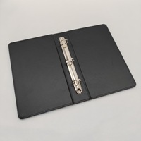 Álbum de Fotos de PU Hecho a Mano y Personalizado con Logotipo Impreso, Clip para Billetes de Cuero y Carpeta para Reuniones, Ideal para Regalos Empresariales