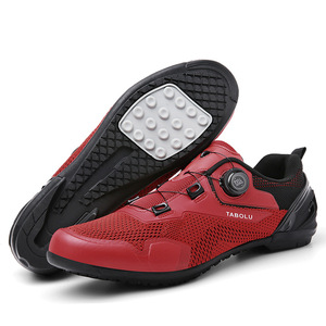 Tabou Cycling Shoes Red Nylon Sole Mesh Lining Breathable Outdoor Use - Product Image 5