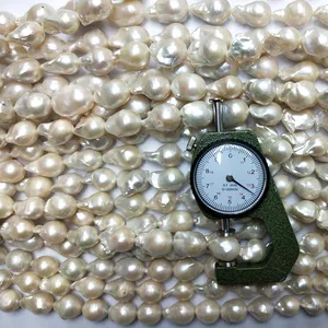 13-16mm Nucleated Natural Pearl Beads Wholesale Largest Huge Big Size Genuine Irregular Baroque