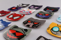 Épinglette en tôle, badge d'anime, épingle de sûreté, badge en forme de cœur
