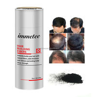 Fibres capillaires en kératine de marque privée 28g – Poudre épaississante instantanée qui dissimule la perte de cheveux, aspect naturel – Fibres capillaires densifiantes en gros