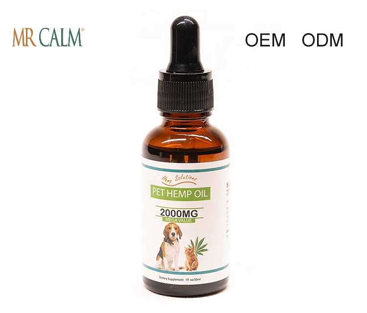 Поставщик Amazon, пеньковое масло для домашних животных, капли для собак и кошек, натуральные и органические разделительные, облегчающие суставы, поддержка, Индивидуальные OEM S