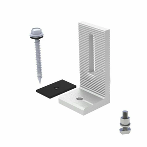 Système de montage solaire de haute qualité, rail en aluminium, support de panneau photovoltaïque pour toit en tôle, style moderne, résistance au vent 60 m/s, neige - Product Image 5