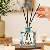 Diffuseur sans flamme d'huiles essentielles pour la maison et la chambre, désodorisant et ornement rafraîchissant pour toilettes, parfum de rotin pour bureau