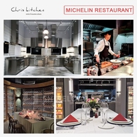 Équipement de cuisine professionnel pour Restaurant Commercial, cuisinière à gaz 4/6 avec four