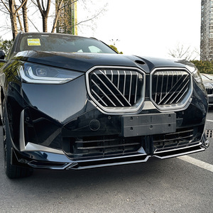 ชุดแต่งสปอยเลอร์ลิปหน้าทรง MP สำหรับ BMW X3 G45 ปี 2025+ สีดำเปียโน ลายคาร์บอนไฟเบอร์ ผิวด้าน - Product Image 1