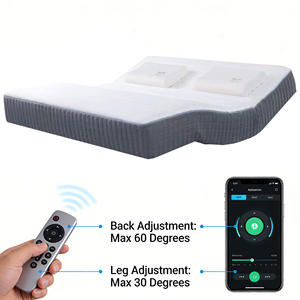 Matelas en mousse à mémoire de forme intelligente haute densité, écologique, respirant, moderne, réglable, hypoallergénique, pour chambre à coucher, double commande - Product Image 3