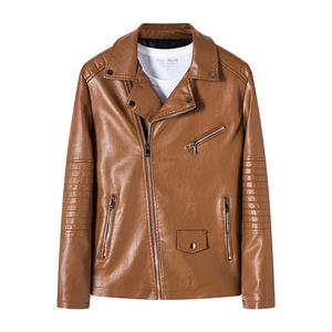 Giacca uomo autunno/inverno nuova giacca Slim <span class=keywords><strong>pelle</strong></span> motociclista ANSZKTN - Product Image 2