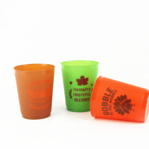 Bicchieri di plastica <span class=keywords><strong>per</strong></span> il ringraziamento bicchieri di plastica autunnali riutilizzabili offrono <span class=keywords><strong>grazie</strong></span> bicchieri di plastica decorazioni <span class=keywords><strong>per</strong></span> feste autunnali - Product Image 3