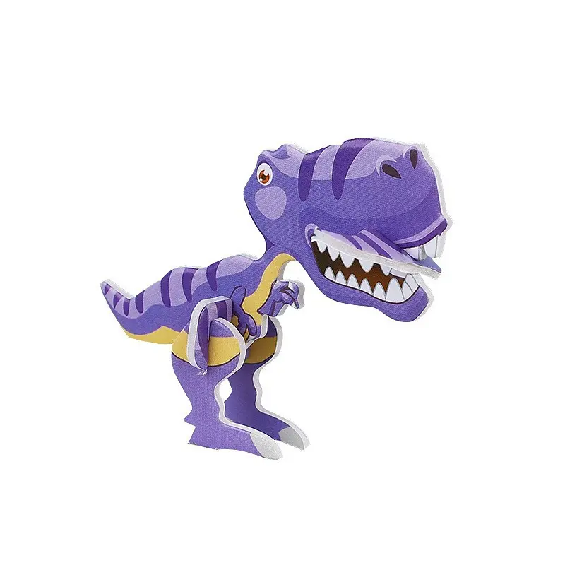 Aangepaste 2024 Kinderen Papier 3d Insect Puzzel Dinosaurus Tank Dier Diy Puzzel Speelgoed Voor Kleuterschool Cadeau