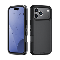 Coque de protection robuste antichoc pour iPhone 18 Pro Max 17 Air 16 15 Plus 14 13 mini 12 Defender 3 en 1, MOQ 500