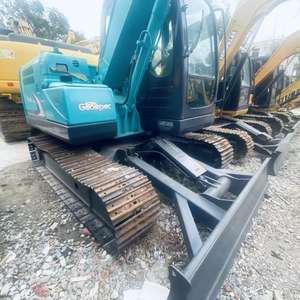 Excavadora Mini Usada Kobelco SK75 de Japón, 7 Toneladas, Motor ISUZU, Modelo 2023, Capacidad de Cucharón de 0.4m, Bajo Precio, Buen Estado - Product Image 2