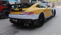 Kit carrosserie en fibre de carbone pour Mercedes Benz Amg GT/GTC/GTS, style Amg GT BS, spoiler avant et arrière, aileron, échappement, capot