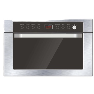 High Quality 34L 220V/50HZ Mechanical Control Stainless Steel Built-in Microwave Oven 900W Power Child <b>Lock</b> Home Use Kitchen Mic - Product Image 1