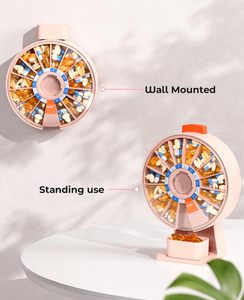 Boîte organisateur de pilules Daviky A276, distributeur de pilules de grande capacité pour 14 jours avec un design facile à presser pour les médicaments et les vitamines - Product Image 5