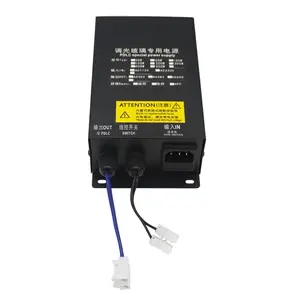 Mới 100w60v dây điều khiển từ xa mờ phim điều khiển mờ kính điều khiển ổ đĩa điều khiển mờ kính cung cấp điện