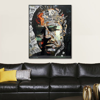 Art Résine Peinture Sur Acrylique Graffiti Art Décoration Murale Cristal Porcelaine Peinture Home Decor Art Peintures