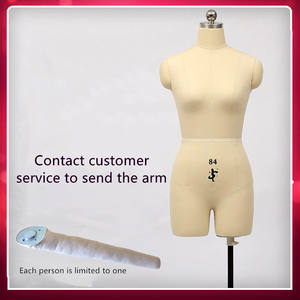 Forma <span class=keywords><strong>de</strong></span> vestido para coser maniquí Mujer Sastre mini <span class=keywords><strong>modista</strong></span> maniquí con brazos largos suaves Mujeres Drapeado - Product Image 6