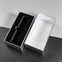 Fabricant de boîtes en carton rigide à fermeture magnétique sur mesure, emballage de luxe en papier avec logo et insert en mousse