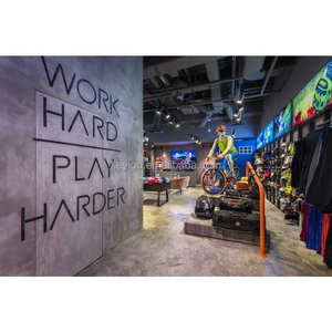 Idées de présentation de vélo moderne magasin de Sport pliant conception de disposition de détail mode casque vêtements chaussures magasin de vélo conception de détail - Product Image 6