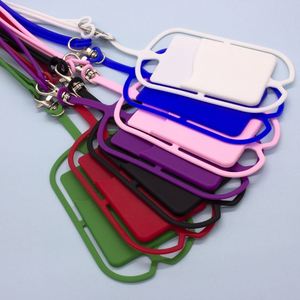 Étui portefeuille en silicone tendance pour téléphone portable avec cordon pour le sport - Product Image 5
