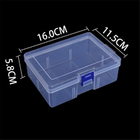 Boîte de rangement imprimée pour 24 bouteilles + autocollants, accessoires de peinture au diamant, ensemble de bijoux, outils pour ongles, plastique transparent, Europe