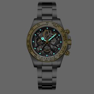 Horlogekast van 40 mm, 316L roestvrij staal, met aangepast logo, 10 ATM waterdicht, voor heren duikhorloges - Product Image 4