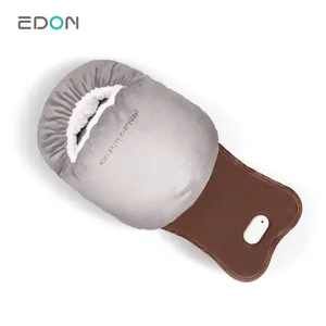 Heat pad round plush electric portable foot warmer cover hot water bag foot pouch with hot water foot warmer
