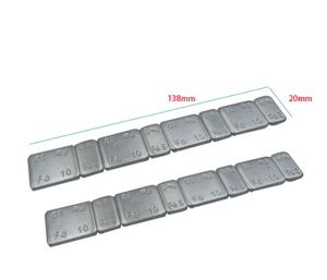 Nouveaux contrepoids adhésifs en acier zingué pour roues, à coller, pour l'équilibrage des pneus et la réparation - Product Image 2