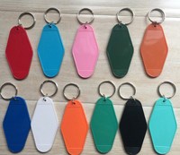 Gantungan Kunci Bombai Kustom, Gantungan Kunci Plastik ABS dengan Pesan