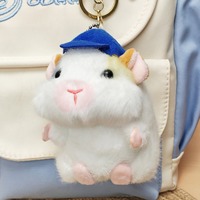 Nouvel Arrivage : Adorables Figurines en Peluche, Pendentifs et Accessoires, Poupées pour Machine à Pinces, Animaux à Suspendre au Sac (Hamster), Jouets et Porte-clés en Peluche (Cochon)