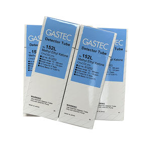 Tube de détection GASTEC d'origine japonaise 152 152L 152TP <span class=keywords><strong>Méthyl</strong></span><span class=keywords><strong>éthyl</strong></span>kéton (MEK) Tube de détection de gaz pour la sécurité industrielle - Product Image 1