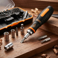 Kit de tournevis de précision multifonctionnel OEM industriel de 61 pièces en plastique magnétique pour la réparation d'ordinateurs, de montres et de téléphones portables