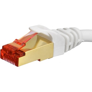 Cavo <span class=keywords><strong>Patch</strong></span> HOTION SFTP Cat7, Cavo Ethernet <span class=keywords><strong>Cat</strong></span> <span class=keywords><strong>7</strong></span> in PVC e Rame per Networking CN;ZHE Hotion Bianco 0.5m/1m/2m/5m/personalizzato - Product Image 1