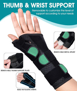 कस्टमाइज्ड लोगो नेप्रोन कलाई ब्रेस के लिए अंगूठे के समर्थन के साथ अनुकूलित लोगो नेप्रोन कलाई ब्रेस - Product Image 2