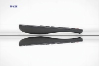 Télécommande universelle à code fixe TY-12C avec mini clavier pour téléviseurs intelligents, piles AAA, portée de 20 m