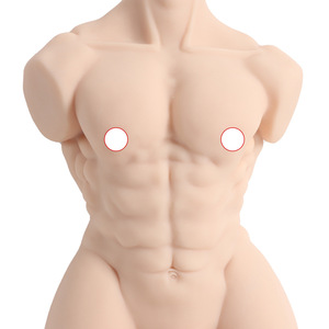 Realistischer männlicher Silikon-Halbkörper für weibliches Torso-Modell mit künstlichem <span class=keywords><strong>Penis</strong></span>, 9 kg, Erwachsenen-Sexspielzeug - Product Image 4