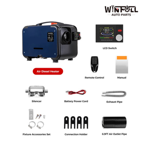 Nuovo Arrivo 2025 <span class=keywords><strong>M</strong></span>-PULL WP5001 5KW 8KW 12V 24V 110V Riscaldatore Diesel da Parcheggio Tutto in Uno Portatile per Camper, Camion, Barca - Product Image 2