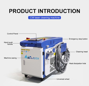 高出力 3000W 2000W 連続水冷 レーザー洗浄機 金属 油性塗料 錆除去 車体塗料 レーザークリーナー - Product Image 2