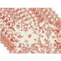 Napperons de fleurs de tournesol écologiques classiques en polyester Tapis de table 12x18 pouces