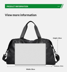 Sac de voyage léger pour hommes, ensemble de sacs organisateurs de voyage, grande capacité, sac de voyage imperméable - Product Image 2