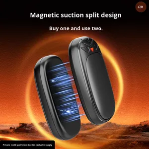 Calentador de Manos Magnético Recargable 2 en 1, 4000mAh, Calentador Eléctrico Portátil de Bolsillo, Calentamiento de Doble Cara, 3 Niveles de Temperatura para Invierno - Product Image 5