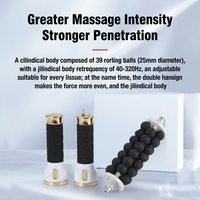 Appareil de massage rotatif à 360° pour le traitement anti-cellulite et le remodelage corporel avec rouleau de massage à billes interne