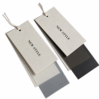 Étiquettes suspendues en papier rectangulaires personnalisées, imperméables, avec trous pré-perforés, logo personnalisé imprimé, pour bougies, vêtements, étiquettes de prix personnalisées