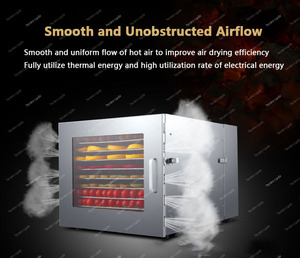 10 khay Máy sấy thực phẩm Trái Cây thương mại rau quả Jerky dehydrator dứa rau và trái cây máy sấy thực phẩm dehydrator - Product Image 4