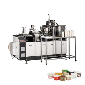 Factory Direct Sales Food Container Package Paper Salad Bowl Making Machine