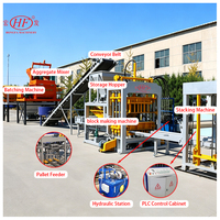 Machine à blocs de béton QT6-15D automatique et économe en énergie pour petits investisseurs, pour la construction d'ateliers de briques de ciment autobloquantes locales