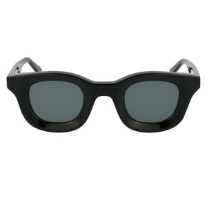 RHUED Fashion Brand 2023 Lunettes de soleil personnalisées à la main avec design biseauté Lunettes de soleil à monture en acétate ronde et épaisse avec logo - Product Image 6