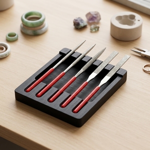 Kit de limado profesional de diamante de 5 piezas, 100 mm, para moldes de jade, metal, artesanía, madera y plástico - Product Image 2